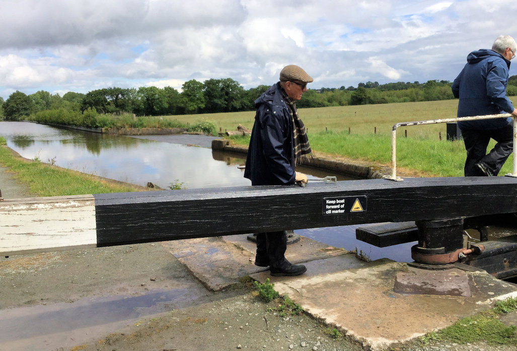  Working the lock   photograph
